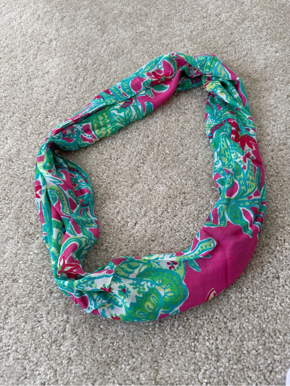 Lilly Pulitzer Rayon Infinity Scarf NWOT